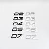 Black Rear Number Stickers for Volvo D2 D3 D4 D5 D6 D7 Models