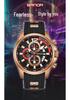Sanda Three-Eye Six-Needle Men's Quartz Watch - Waterproof, Calendar Feature, Hot Seller On Douyin Live, Simple Design