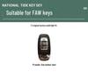FAW 2021 Jiefang J7 Truck Key Cover: Smart Key Bag with National Tide Buckle