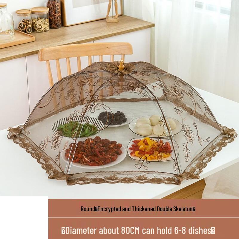 Large Round Foldable Food Cover Set
