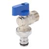 Angle Valve G1/2in Male Inlet G3/4in Male Outlet 1/4 Turn Brass Water Shut Off Valve