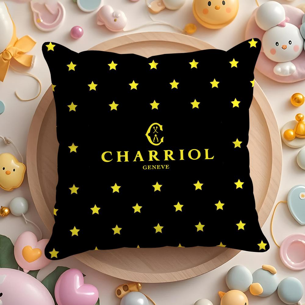 French C-Charriol Cushion Cover Home & Car Multi-Scene Pillow Cover - Reversible, Soft & Durable for Daily Use