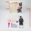 SHF Dragon Ball Super Saiyan Pink Hair Son Goku Articulated Joints Moveable PVC Action Figure Collectible Toys 16cm