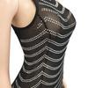 European Fashion Sexy Rhinestone Backless Nightclub Party Dress - See-through Long Dress for Women