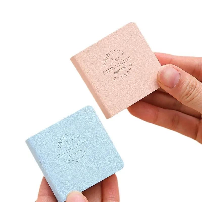 3Pcs/SET 50x50mm Pocket Drawing Book Blanks Water Color Thick Paper Mini Sketchbook  48sheets Marker Painting Paper Supplies