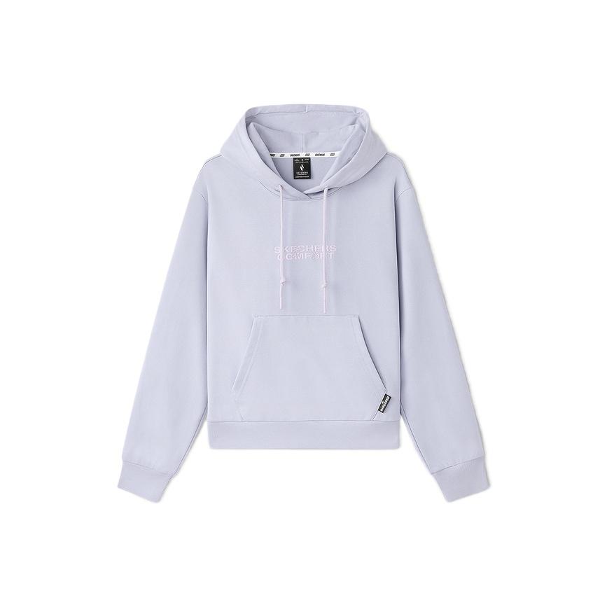 Skechers Sports Alliance Series Skin-Friendly Comfortable Trendy Hoodie Women hoodies L325W013-02N4 S