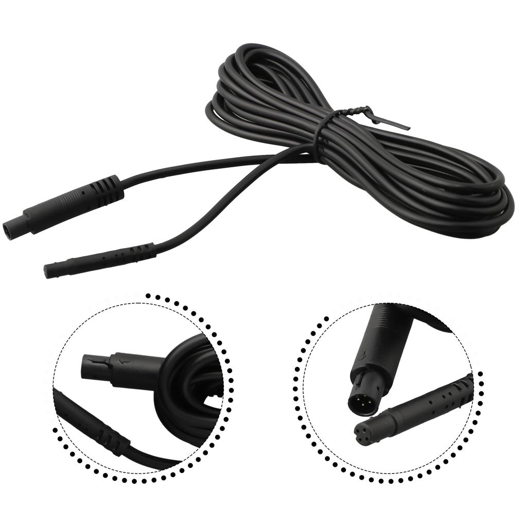 For Car Camera For Car Recorder Extension Cable Extension Cord Male To Female Non-Deformation 300CM 4-core ABS