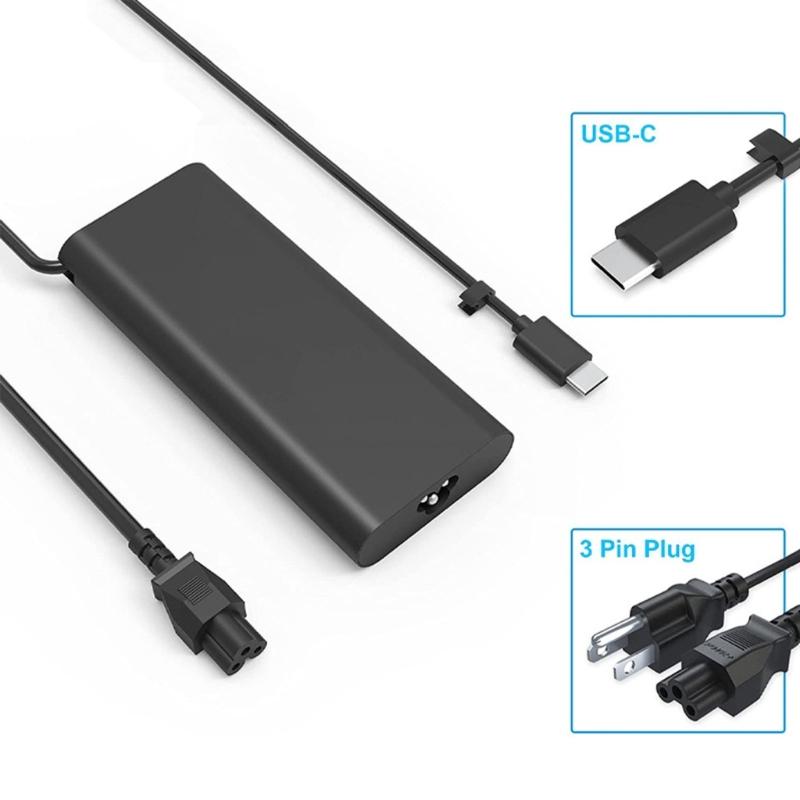 USBC Power Adapter for S 15 9575 9570 9500 S 17 9700 Precision5550 Laptop Notebook Replaced Charger Replacement