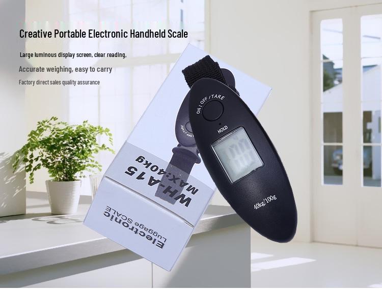 Portable Digital Luggage Scale with LED Backlight - Accurate and Handheld for European and American Markets