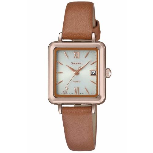 Casio Sheen Solar Watch SHS-D400CGL-7AJF Women's Brown