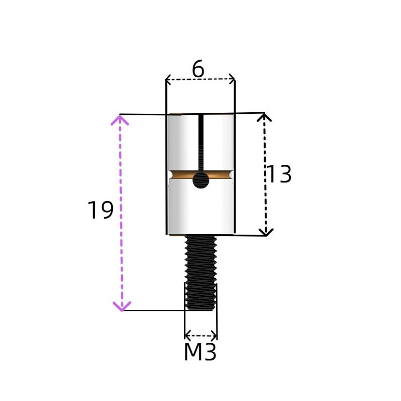 CNC Inner Diameter Expansion Pin Quick Locating Inner Support Chuck Inner Hole Expansion Pin Of Internal Support For Mold