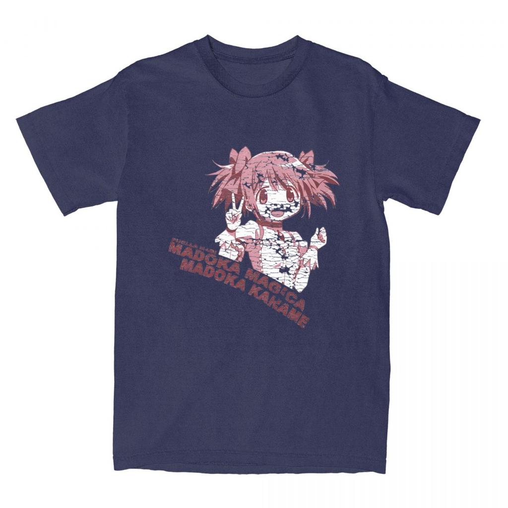 Madoka VINTAGE Madoka Magica Kızları Anime Ürünleri Tişört Erkek Kadın Yaratıcı %100 Pamuk Klasik Giysiler