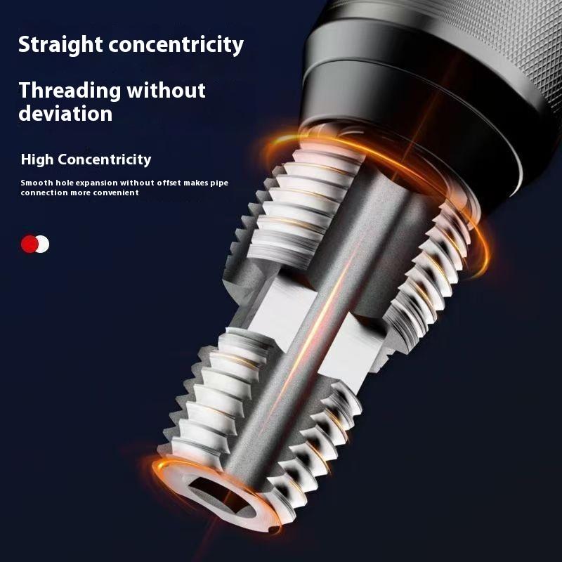 Integrated Internal And External Thread Pipe Threading Tool For 1/2-Inch Ppr Pipes With Taps And Dies For Thread Cutting