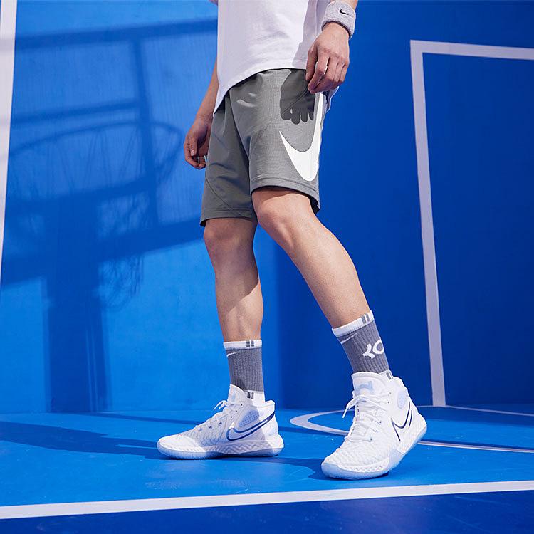 Nike Dri-FIT Quick-Dry Basketball Training Shorts Men Bottoms Cool-Grey CN5299-065