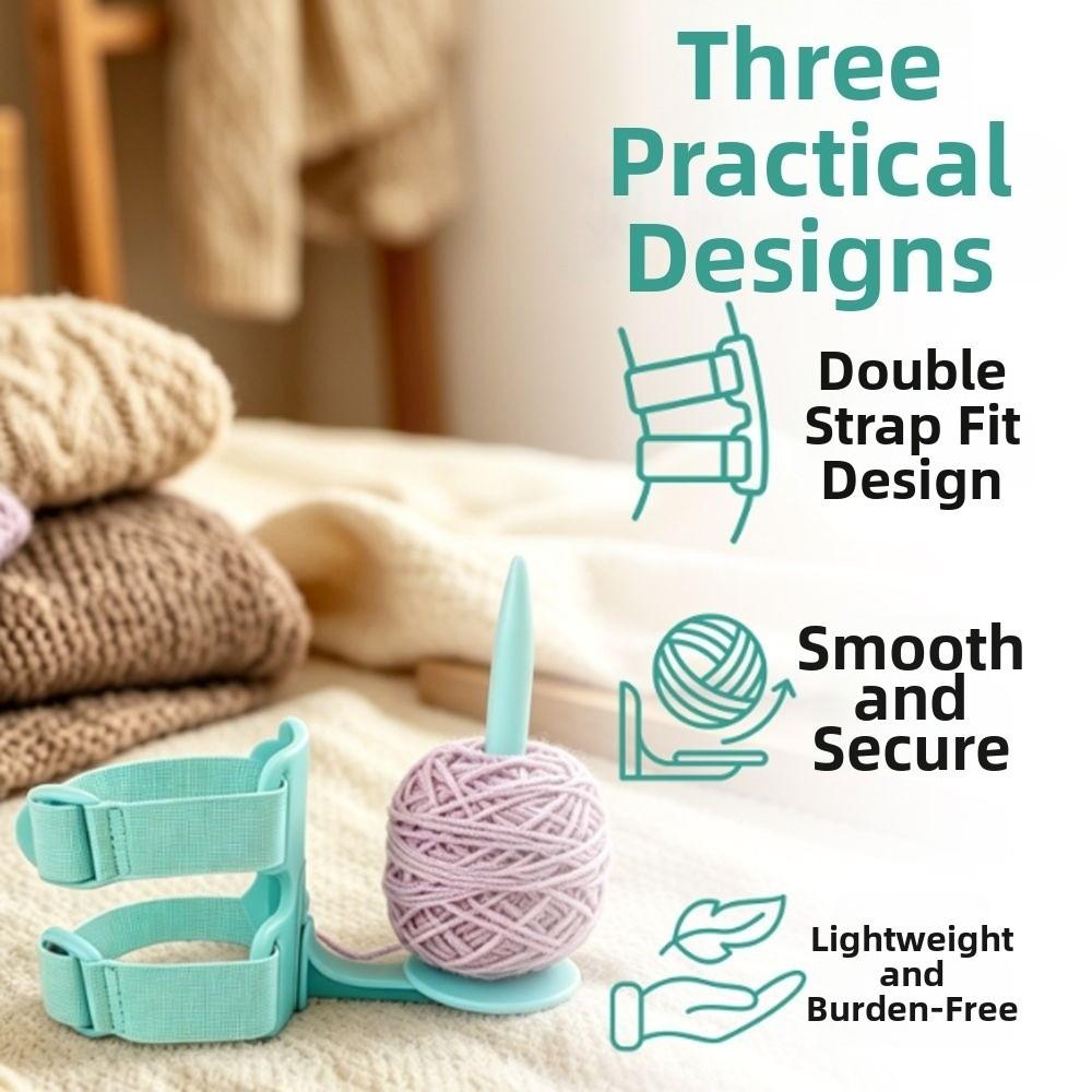 Adjustable Straps Yarn Holder Plastic Yarn Dispenser New Arm Yarn Holder