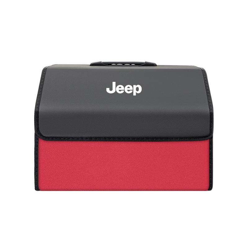 Jeep Folding Car Storage Bag Trunk Organizer Box Tools Tidying sticker For Renegade Liberty XJ Wrangler Cherokee JL JK Gladiator