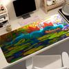 Anime Mouse Pad 900x400 Gaming Accessories Carpet Gamer Keyboard Desk Mat P-pokemon Feraligatr Non-Slip Laptop Notebook Mousepad
