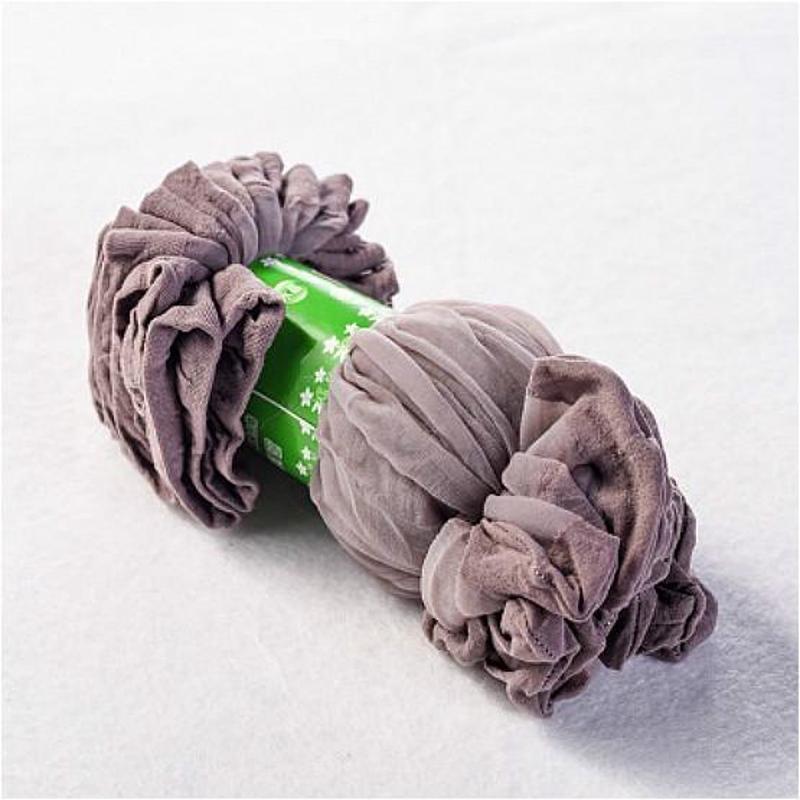 

10Pair/lot Summer Sexy Ultrathin Transparent Crystal Silk Socks For Women Wholesale One Size бежевий