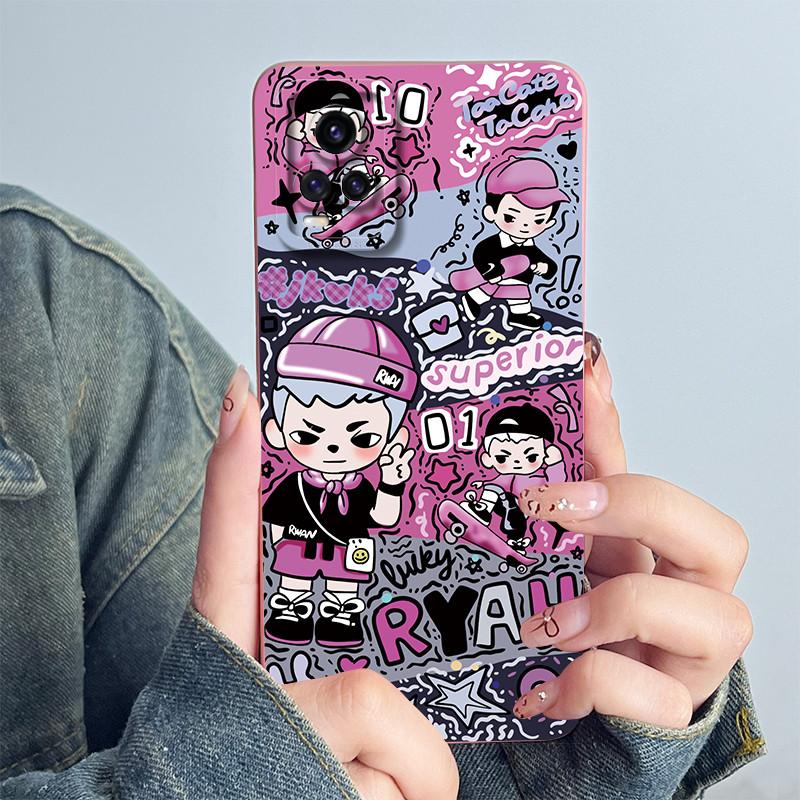 For Vivo V20 Phone Case Cute Astronaut Soft Silicone Lens Protective Back Cover for VivoV20 V2024 V2025 Coque Vivo v 20 Shells