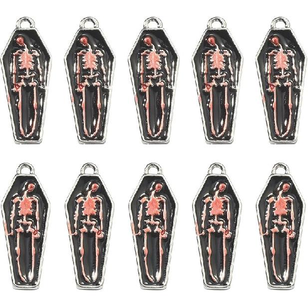 KitBeads 100pcs Enamel Red Heart Charms Mini Valentine's Day Love Heart Shaped Charms for Jewelry Making Bulk