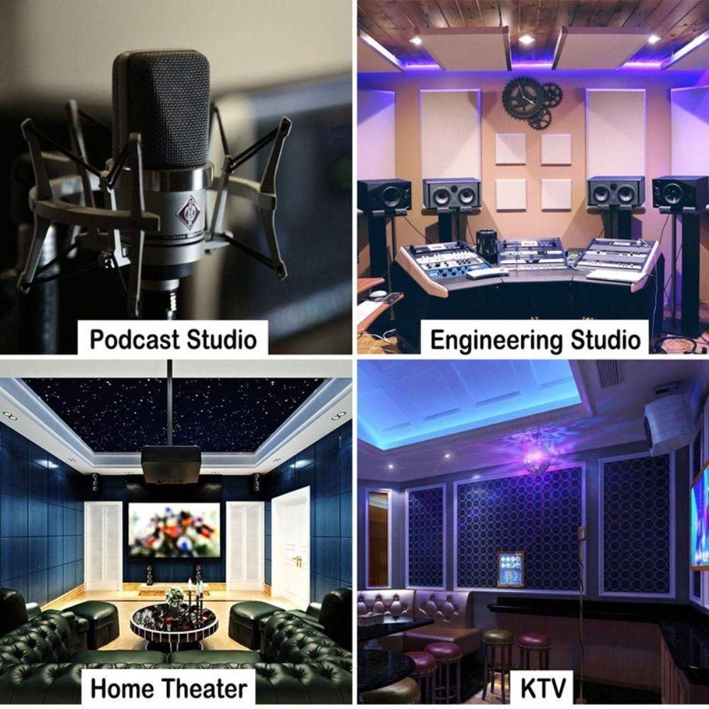 Sponge Flame-retardant Treatment Soundproof Sound Treatment Panel Sound-Absorbing Foams Studio Acoustic Foam Soundproofing Foam