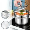 Shangheng Baby Food Stainless Steel Steaming Milk Pot