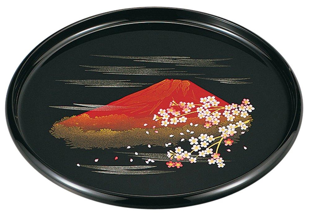 Yawaragi Tray Fuji Sakura <Mount Fuji> M14965-4