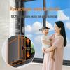 No-Installation, Drill-Free Window Exhaust Fan for Bedroom Ventilation