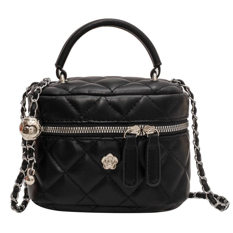 

Универсальная сумка Женская Новая Сумка с бриллиантами Женская Ручная На плечо Мессенджер Small чёрный