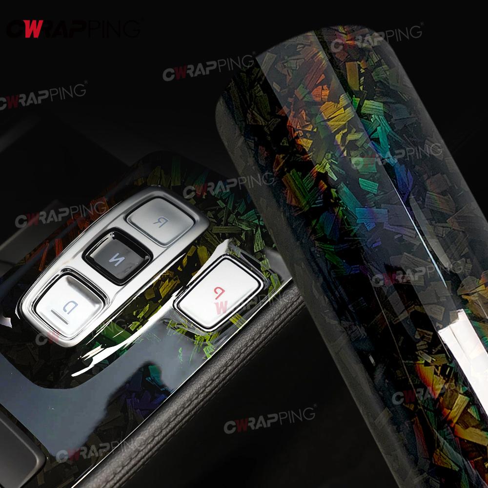 Car Forging Carbon Films Auto Decals Vinyl Forging Carbon Fiber Film No Bubble Stickers Waterproof Film Car Exterior Stickers