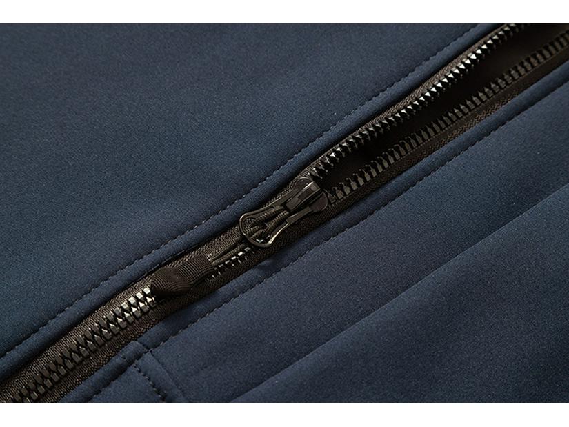 Unisex Fleece-Lined Windproof Waterproof Softshell Hooded Jacket for Outdoor Camp & Hike