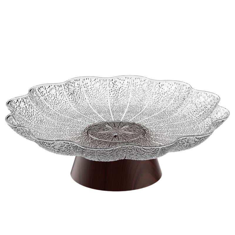 Lotus Leaf Plastic Serving Platter