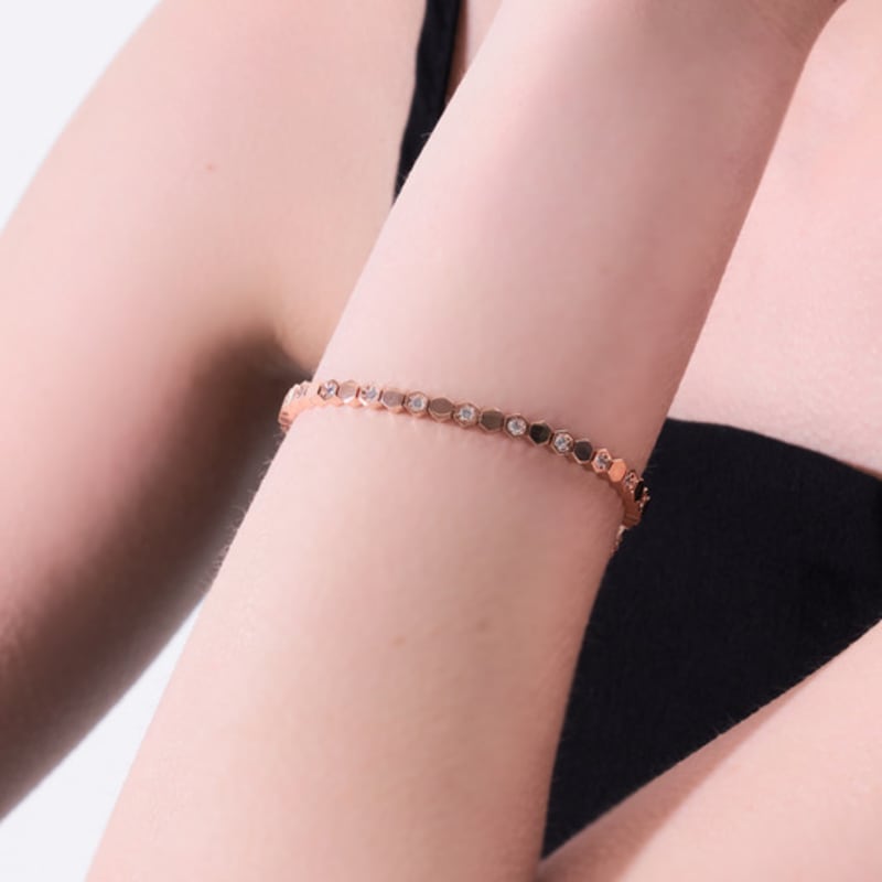 Bracciale GEIGER Jewelry Hexa Glow Rose GIBRBB003