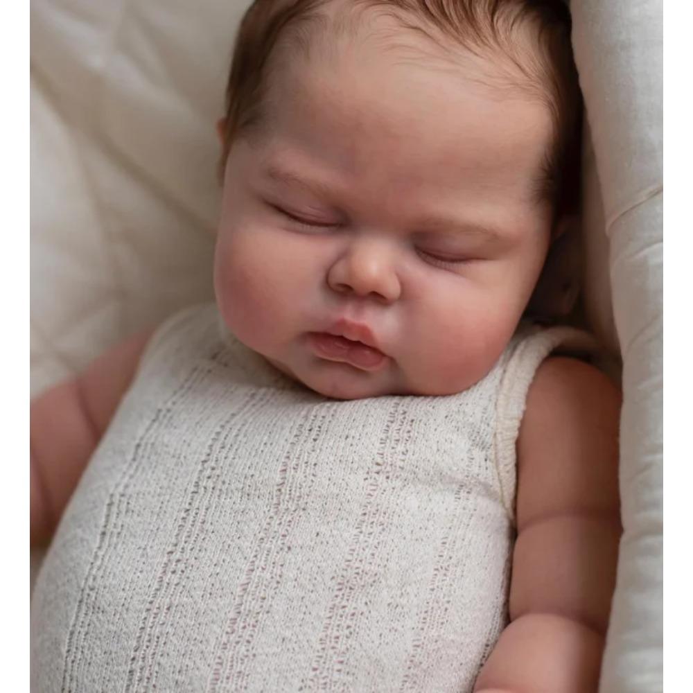 NPK Neuankunft 25 Zoll Riesige Größe Reborn Puppen Bausatz Gurke Frische Farbe Weiche Haptik mit Stoffkörper Unfertige Puppenteile
