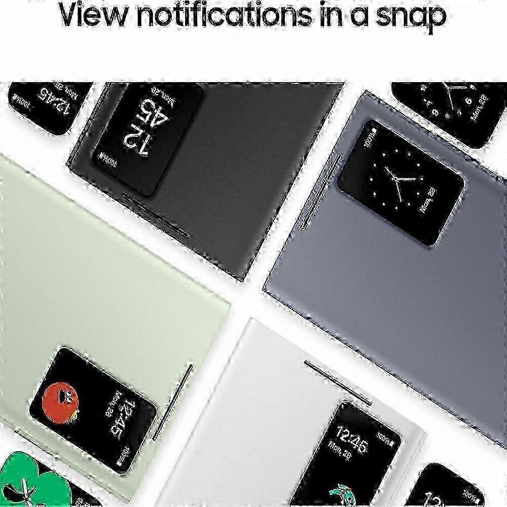Custodia Flip S-View per Galaxy S22 Ultra con Controllo Tocco Dito