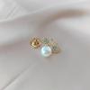 Temperament Bee Pearl Buckle Brooch Premium Temperament Women'S Silk Scarf Buckle Fixed Clothes Pin