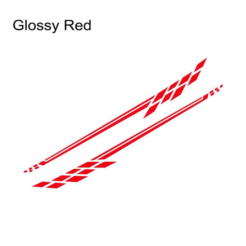 Car Waist Line Vinyl Film Stickers For SUV Auto Racing Sport Styling Long Stripes Graphic Stripes Decor Decal Tuning Accessories