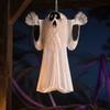 Decorative Ghosts for Halloween Night 3D Honeycomb Paper Flying Ghost Hanging Decoration Party Indoor Ghostly Origami Decorations Outdoor Home Decor,