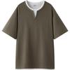 Semir Men's Color Block Waffle Knit Short Sleeve T-Shirt