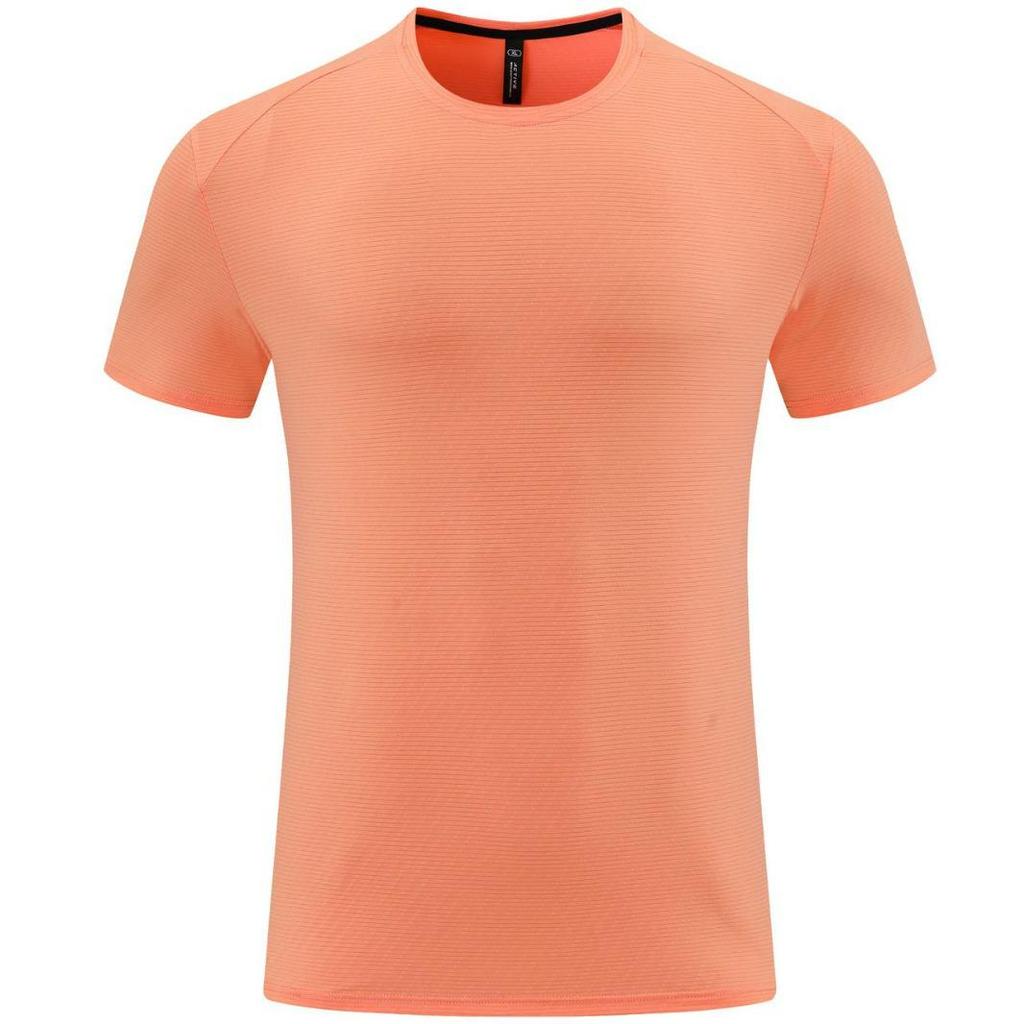 Men's Quick-Dry Sports T-Shirt: Solid Color, Breathable, Short Sleeve for Running & Fitness