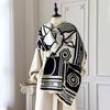 New Brand Elegant Two-Sided Geometric Jacquard Pashmina Scarf - Soft Warm Fringe Shawl, Winter Coldproof Windproof Blanket
