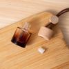 1Pcs Car Essential Oil Diffuser Fragrance Air Freshener Scent Perfume Bottle Ornament Small Round Cap Empty Bottle Pendant