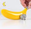 5oz Portable Pocket Banana Hip Flask with Funnel Outdoor Travel 304 Stainless Steel Whiskey Drink Alcohol Flagon for Man Gift