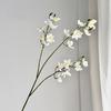 Sztuczny Kwiat Frezji 29.5 Cala Realistyczny Sztuczny Kwiat Storczyka Realistyczny w Dotyku Sztuczne Gałązki Phalaenopsis na Wesele Imprezę Wystrój Domu