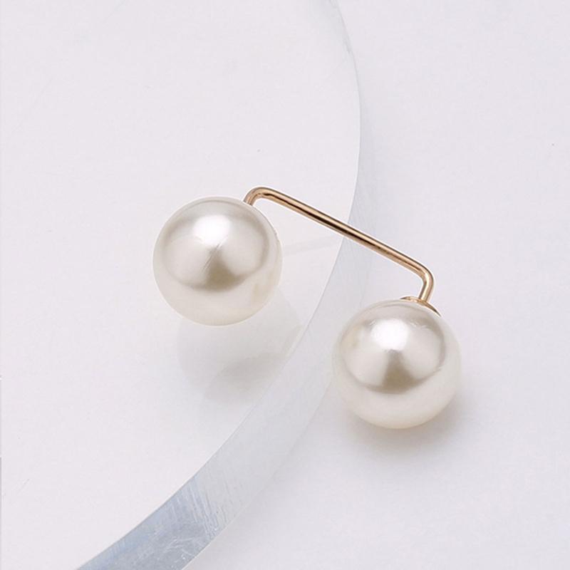 Pearl Brooch Pins For Women Safety Pins Neck Button Fashion Waist Pins For Dress Shrink Waist Circumferences