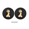 2pcs 7.2CM Cute Car Water Cup Bottle Holder Car Coaster Covers Anti-slip Pad Mat Silica Gel Sticker Auto Interior Accessories