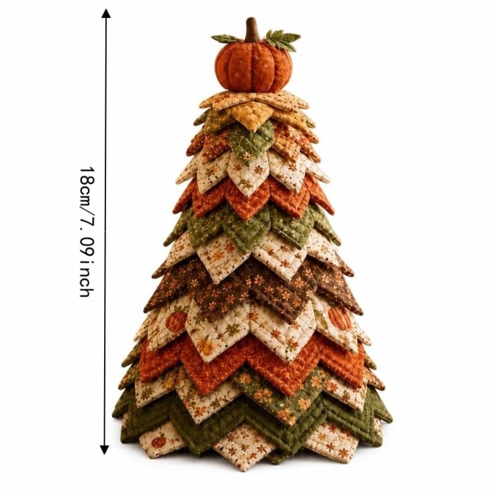 Complete Set DIY Craft Kit Handmade Hand-Made Decor Gifts Quilted Fabric Tree Halloween Decor