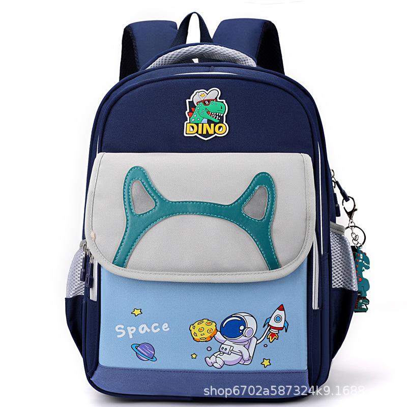 School bag for primary school students, new high-value backpack for girls, large-capacity spine protection and water-proof children's backpack