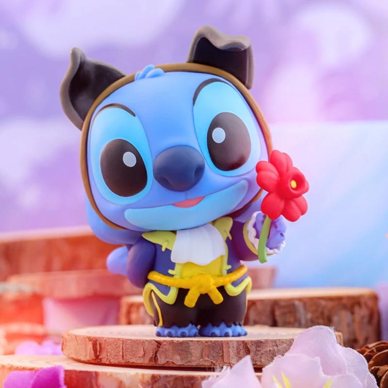 Hot Toy Disney Stitch Blind Box Cosplay Olaf Tigger Mysterious Surprise Box Figure Guess Bag Anime Model Doll Birthday Gift Toys