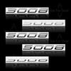 Metal For New Peugeot 3008 2008 5008 Logo Badge 3D Stickers Fender Emblem m Decal Auto Accessories Letter Decoration Car Styling